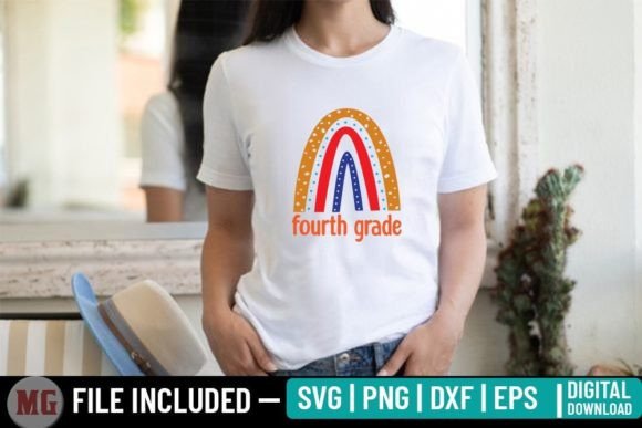 Fourth Grade- Back to School SVG: A Versatile Design for Creative Projects